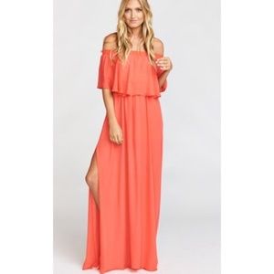 Hacienda Maxi Dress - Hibiscus Crisp